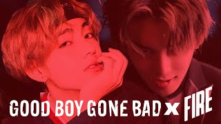 [BTS x TXT] FIRE x GOOD BOY GONE BAD MASHUP