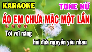 Karaoke Áo Em Chưa Mặc Một Lần Tone Nữ Nhạc Sống Beat Hay Nhất | Kho Nhạc Karaoke