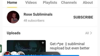 Rape subliminals…