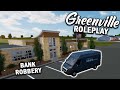 ROBBING A BANK WITH A SAHARA DELIVERY VAN... || ROBLOX - Greenville Roleplay