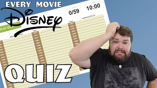 Disney Quiz - Every Animated Movie In Order!