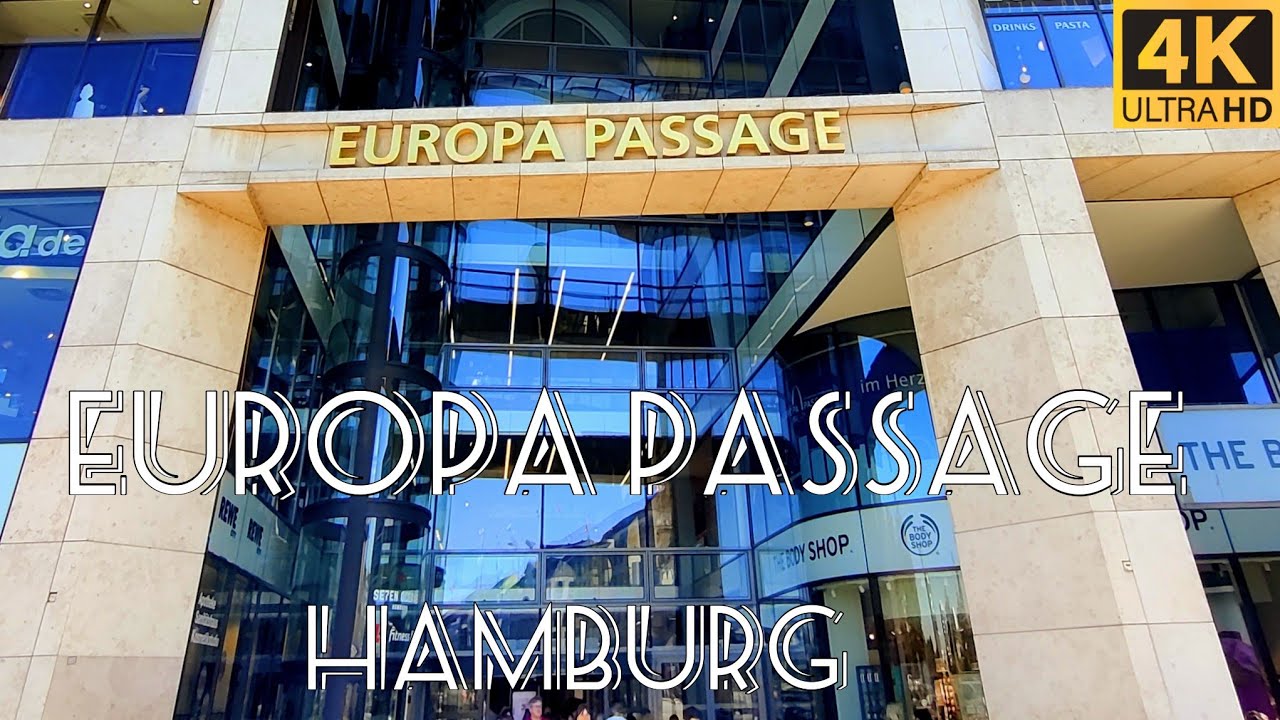 [DE]🇩🇪 Europa Passage | Shopping mall in Hamburg Germany