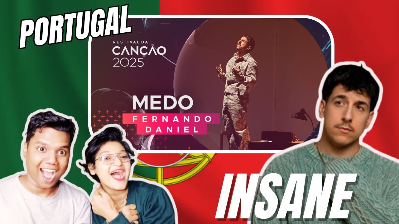 Indian Reacting To Fernando Daniel – MEDO | 2ª Semifinal | Festival da Canção 2025