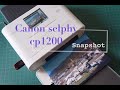 [#Demonstration] #Canon #SELPHY cp1200 #printer quick view - #imprimer avec une clés USB