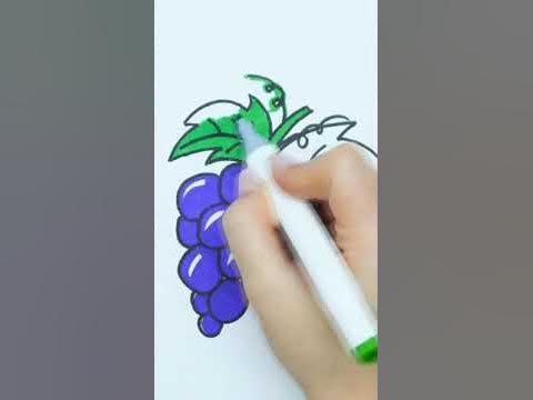 Как нарисовать виноград #Shorts - YouTube