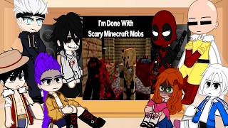 Fandoms React To Ajthebold Anime Characters React To Incendius Hamoodeg, Ajthebold Scary Mobs