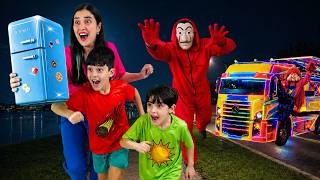 O LA CASA DE PAPEL DA CARRETA FURACÃO INVADIU NOSSA CASA! 😱