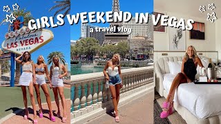GIRLS WEEKEND IN VEGAS TRAVEL VLOG 2022 || exploring the strip, casinos, drinks, what to wear & more