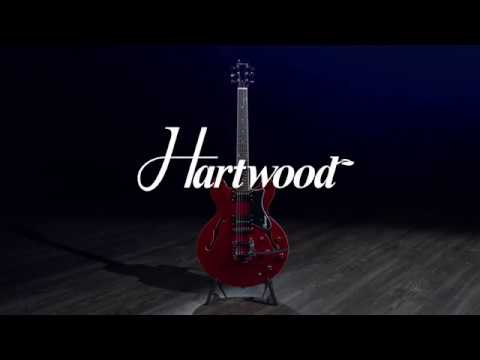 Semi Acoustic Archtop Guitar 15W Pack Hartwood Revival Burnt Orange