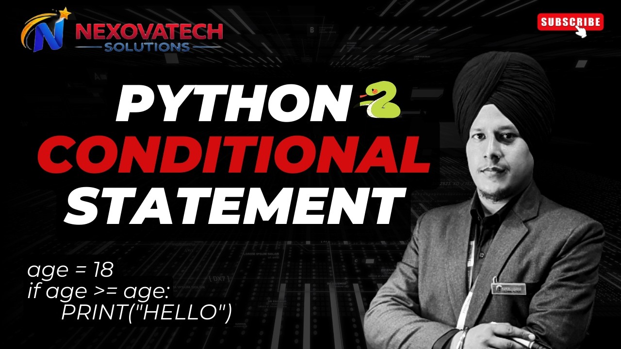 If Else Conditional Statements in Python | Python Tutorial for ...