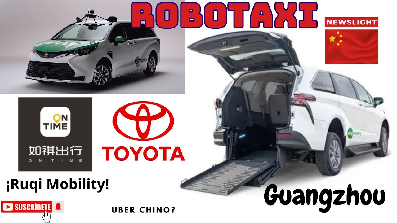 ¡Ruqi Mobility lanza el primer Robotaxi sin conductor en China! - YouTube