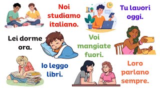 Learn Italian Regular Verbs (-ARE, -ERE, -IRE) | A1–A2 Practice Sentences