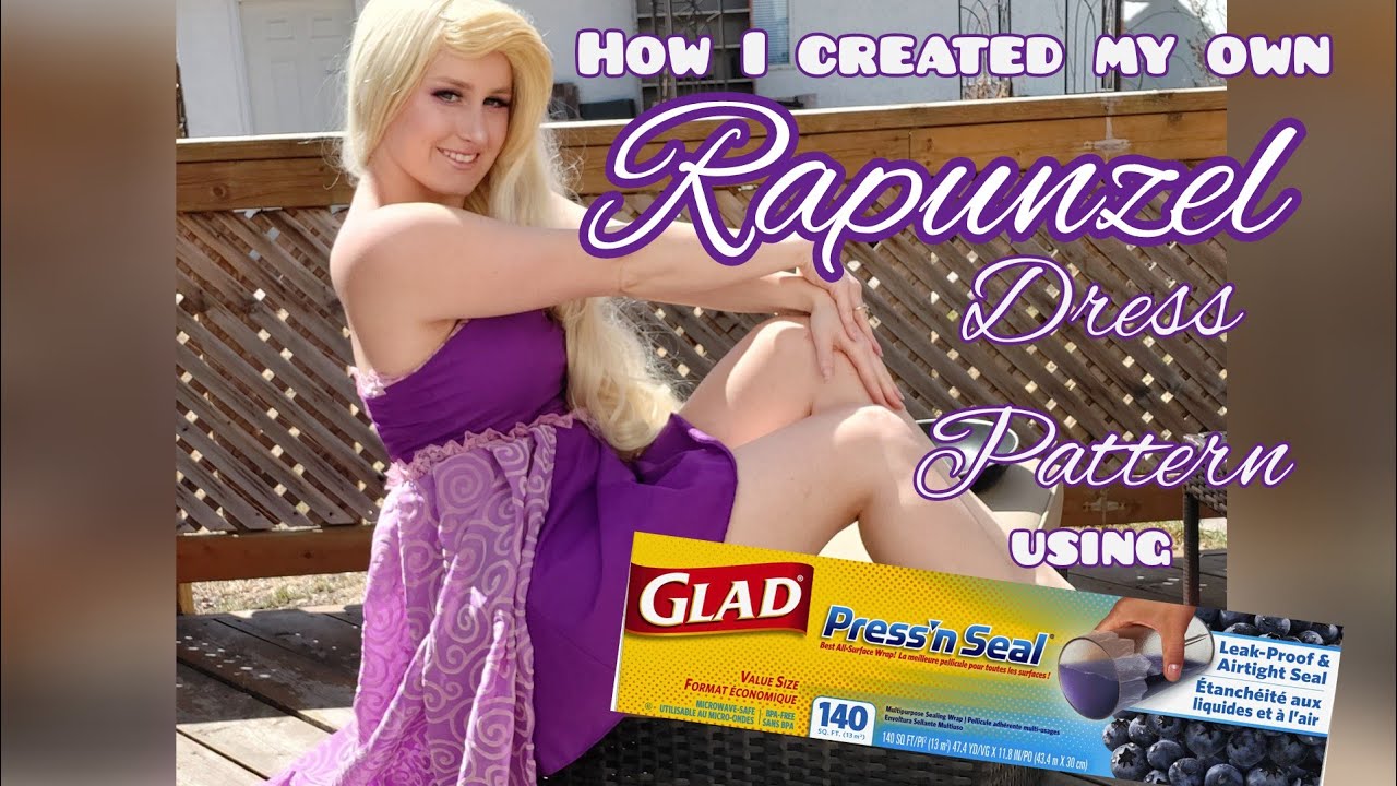I designed this dress using plastic wrap?!