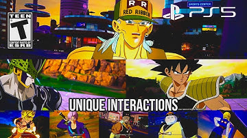 DRAGON BALL: Sparking! ZERO - Android 13 Unique Interactions // Bardock, Goku , Cell etc