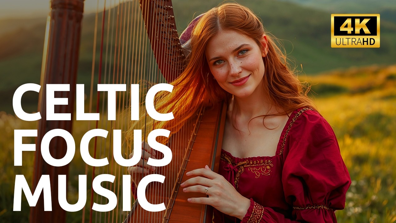 Irish Celtic Focus 🍀 6 Hours Relaxing Music for Study & Peaceful Coastal Ambience
