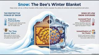 Snow The Bees Winter Blanket