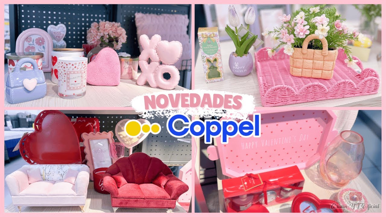 Recorrido por @Coppel  🌸 Novedades en Decoración San Valentín, Primavera y Pascua