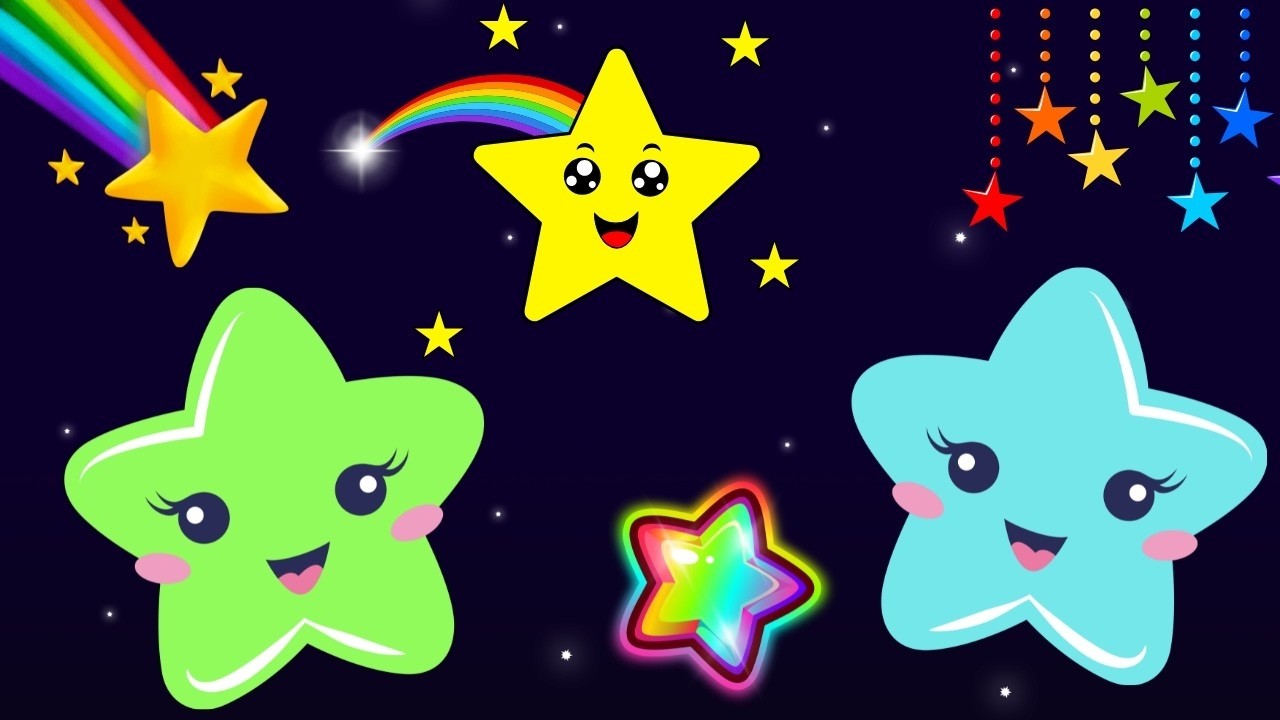 💖Twinkle Twinkle Little Star | Soothing Nursery Rhymes 💤| Baby Sleep Music | Sing Along | Cartoon