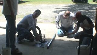 TerraThane Grouting School Demo at University of Texas/Austin 2016