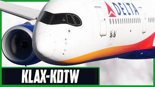 MSFS2024 | Real World Delta OPS | LAX - Detroit | iniBuilds A350-900 | VATSIM