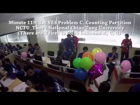 ICPC Jakarta 2015 - Star Balloons for the First to Solve