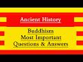 Buddhism Important Questions l MCQs on Buddhism