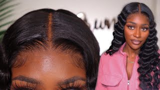 UNDETECTABLE HD LACE WIG INSTALL | Step by Step GLUELESS 5x5 Closure Meltdown For Beginners |