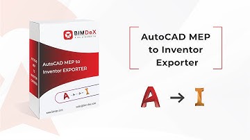 How to export AutoCAD MEP model to Inventor | AutoCAD MEP to Inventor Exporter Walkthrough
