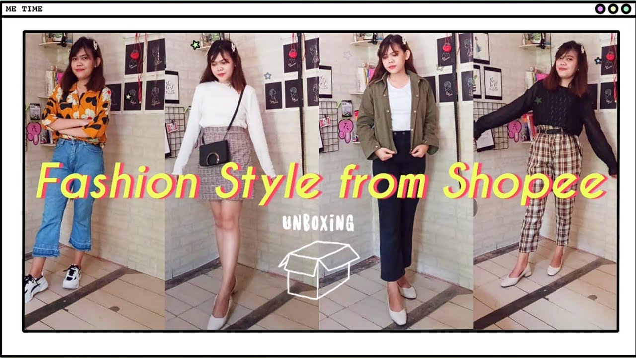  SHOPEE  HAUL  FASHION KOREA  TERMURAH SHOPEE  HAUL  BAJU  