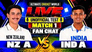 Full Ind A vs NZ A 1st Test Match | India A vs Newzealand A Live Cricket Score Details & Fan Commentary News