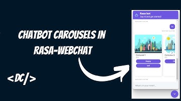 Show Chatbot Carousels in Rasa-webchat