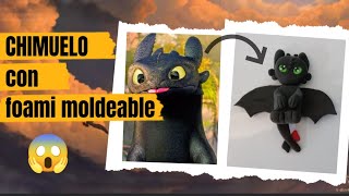 ✨ Chimuelo con fomi moldeable fácil y rápido ✨
