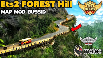 DOWNLOAD! 🔥 ETS2 FOREST Hills Map Mod For Bus Simulator Indonesia।Bussid Mod Map 4.3.3