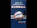 How To Embroider A Baseball ⚾ | Happy Japan USA