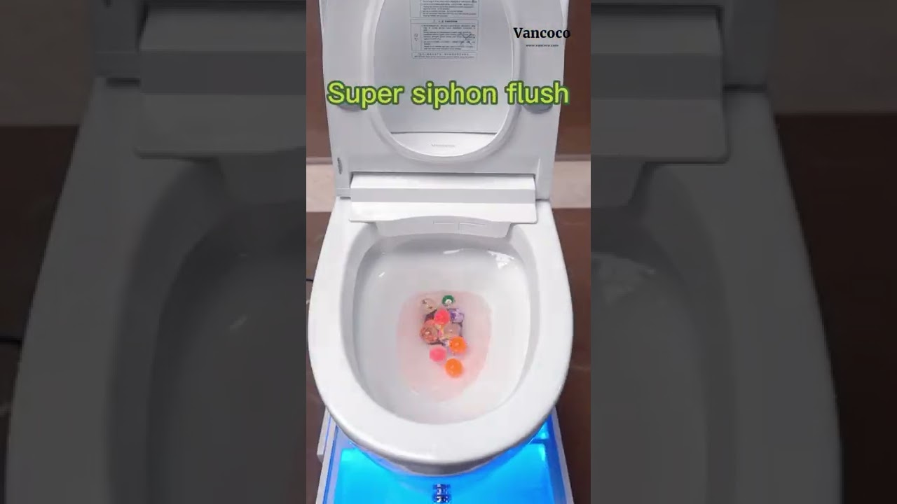 Try some new technology VANCOCO smart toilet | kick open&close super Super siphon flush