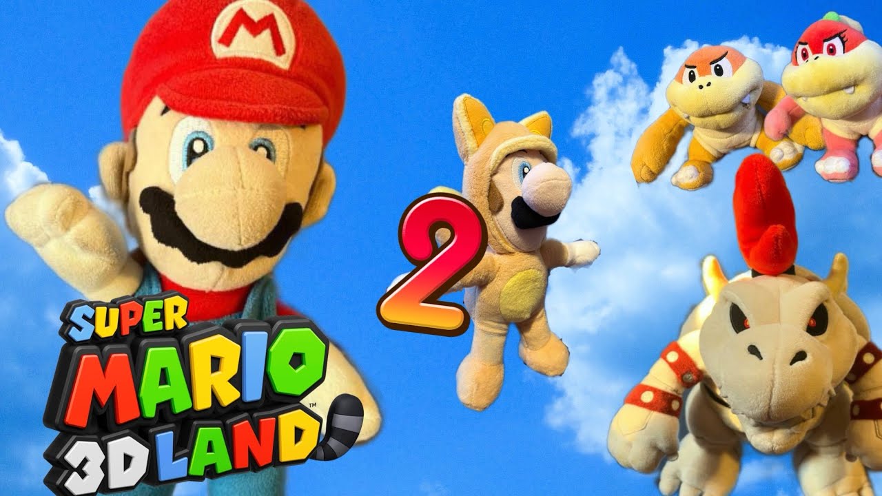 Super Mario 3D Land 2 Plush!
