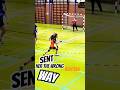 Sent Her the Wrong Way #handball