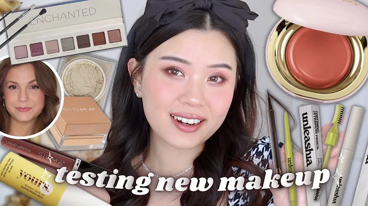 TESTING NEW MAKEUP  sigma x kelly gooch, unleashia...