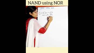 NAND gate using NOR