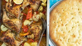 Greek Roasted Chicken and Peppers