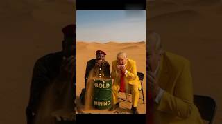 Donald Trump Falls Asleep During Gold Mining Prank | AI Comedy Short 2025 #funny #memes