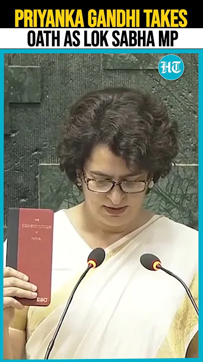Priyanka Gandhi Takes Oath As Lok Sabha MP From Wayanad | Congress | India News