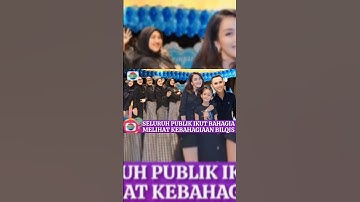 Seluruh publik ikut bahagia menyaksikan Bilqis berpelukan dengan ayah kandungnya