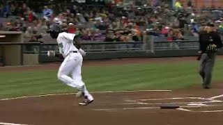 Dayton's Trammell triples in a run