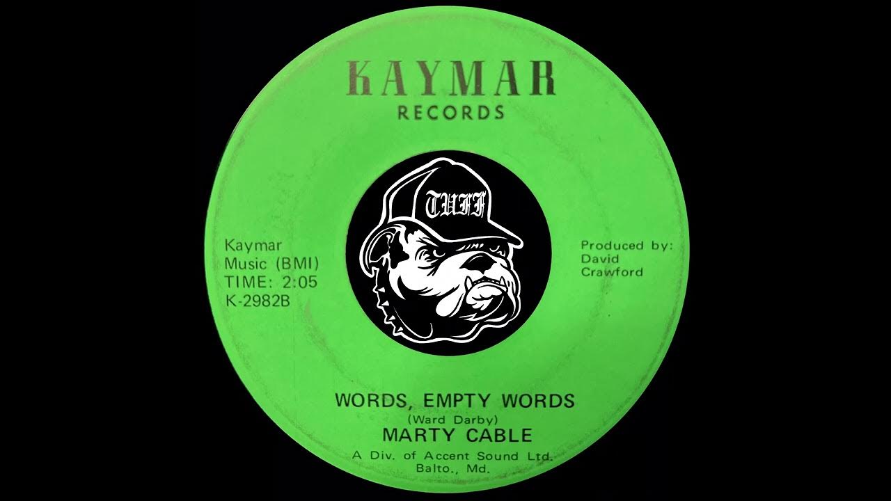 Marty Cable - Words, Empty Words Marty Cable - Words, Empty Words