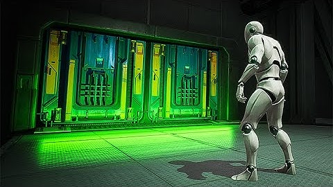 Sci-fi Door Kit Gameplay Showcase