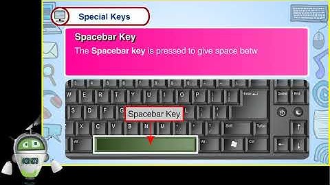 Using the Keyboard Part 4 | Name of Special Keys on Keyboard | Chapter 5 | Class 1 |