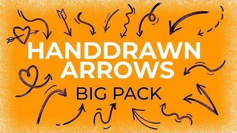 Hand-Drawn Arrows Big Pack After Effects Templates