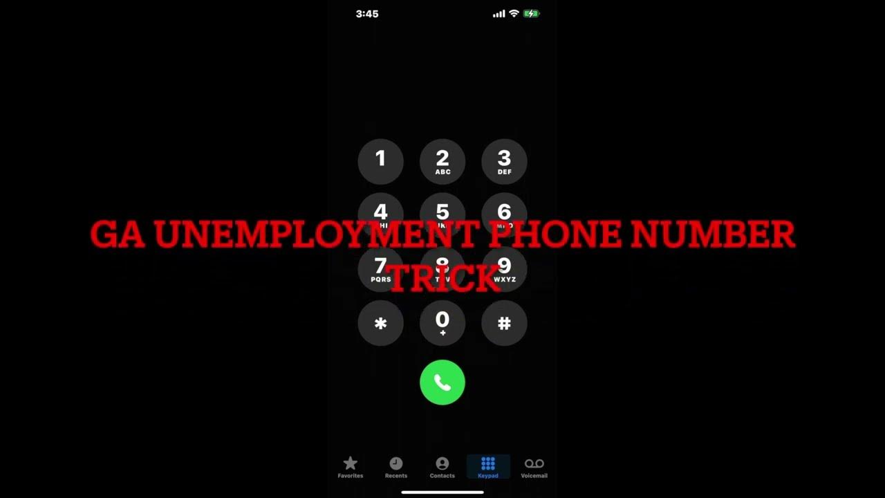 Georgia unemployment phone number fastest way to speak to a gadol