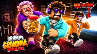 Grumpy grandma escape with my brother @aagam squad#gaming#gameplay#roblox#grumpy grandma#ytviral#fun